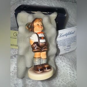 Vintage Goebel Hummel Figurine 630 "JUNGBAUER FOR KEEPS" # 102 Box